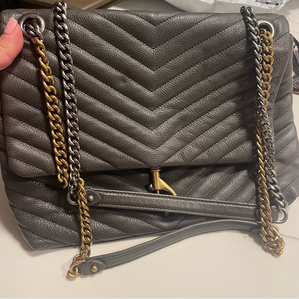 Gray Rebecca Minkoff Eddie Bag, great condition.
